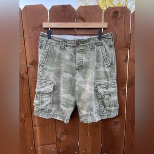 Hollister Camo Cargo Shorts